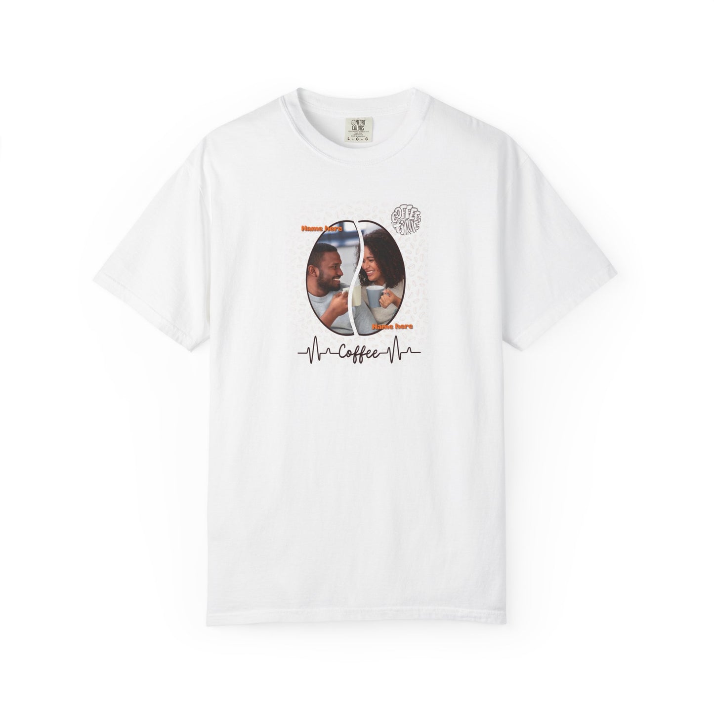 Our Coffee, Our Story – Personalized T-Shirt for Coffee Lovers