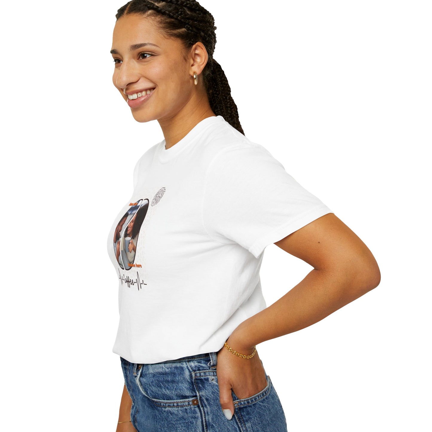 Our Coffee, Our Story – Personalized T-Shirt for Coffee Lovers